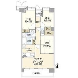 ザ・ウインベル与野 3LDKの間取図画像