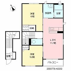 物件の間取り