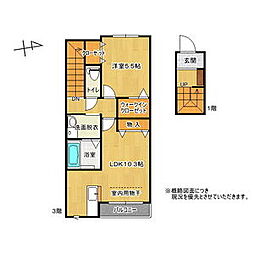 ルーチェ香久池 1LDKの間取図画像