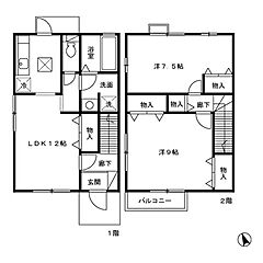 物件の間取り