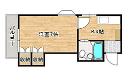 B・Nエステート 1DKの間取図画像