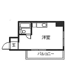 ステラ21 ワンルームの間取図画像
