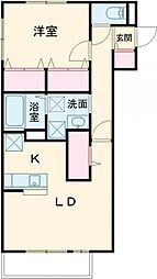 FICASA 1LDKの間取図画像