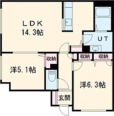 物件の間取り