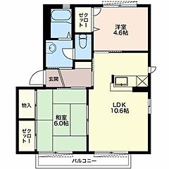 物件の間取り