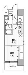 志木市本町5丁目マンション 1DKの間取図画像