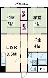 ラフェスタ加西 3LDKの間取図画像