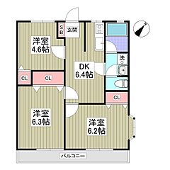物件の間取り