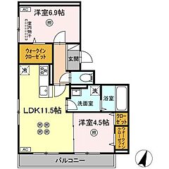 物件の間取り