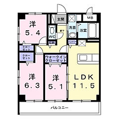 物件の間取り