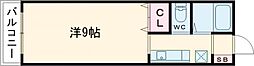 CSAp 1Kの間取図画像