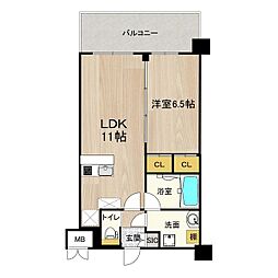 THEPHOERME城北公園 1LDKの間取図画像