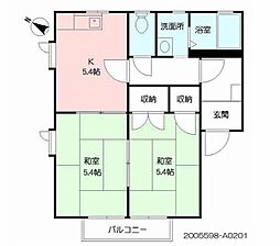It'sFace 2Kの間取図画像