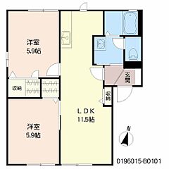 物件の間取り