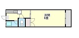 エントピア南郡元 1Kの間取図画像
