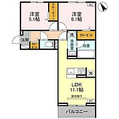 物件の間取り