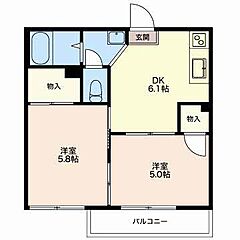 物件の間取り