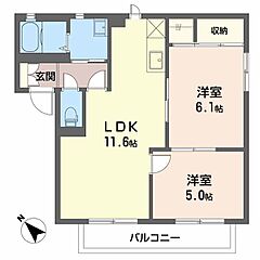 物件の間取り