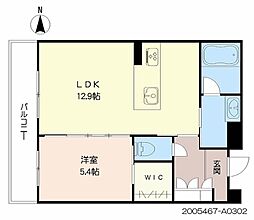 シャーメゾンステージ鳥栖 1LDKの間取図画像
