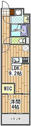 千葉市緑区おゆみ野3丁目マンション 1LDKの間取図画像
