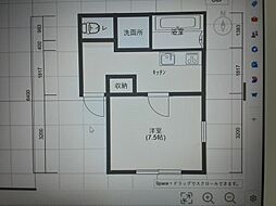 ローテンブルクハウスC 1Kの間取図画像