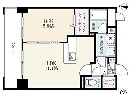 Sophia21堀川 1LDKの間取図画像