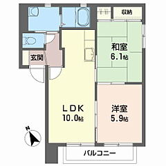 物件の間取り