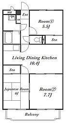 アルタイルヴィラ 3LDKの間取図画像