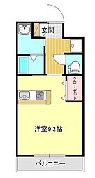 リファレンス大手町 ワンルームの間取図画像