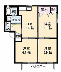物件の間取り