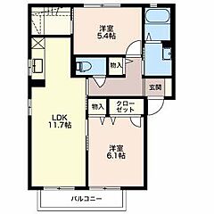 物件の間取り