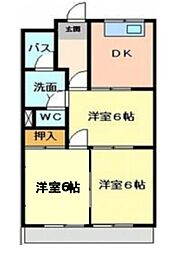 シャトータウン88 3DKの間取図画像