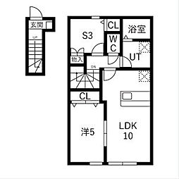 アリトピア 1SLDKの間取図画像