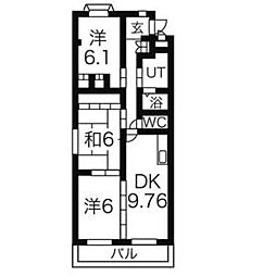 エミネンスM 3LDKの間取図画像
