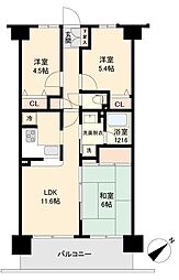 RJRRECROSS立石 3LDKの間取図画像