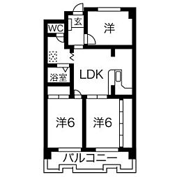 ルミエール1 3LDKの間取図画像
