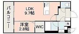 N.3 HIKARINOMORI 1LDKの間取図画像