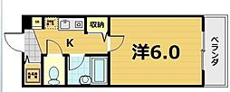 ステージハウス 1Kの間取図画像