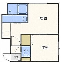 パロット・S7 1LDKの間取図画像
