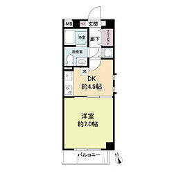 サクセス守口 1DKの間取図画像