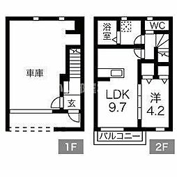 市原市青柳アパート 1LDKの間取図画像