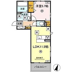 物件の間取り
