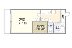メゾンT&ST 1Kの間取図画像