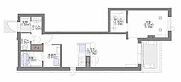 プレミアス大濠 1LDKの間取図画像