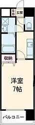 フォレストガーデン今福鶴見4 1Kの間取図画像