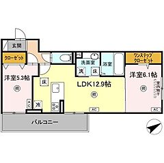物件の間取り