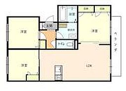 ブランピエール 3LDKの間取図画像