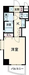 エステムコート神戸西 1Kの間取図画像