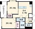 リバージュ県庁通り10階5.8万円