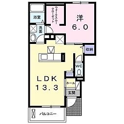 ステラ 1LDKの間取図画像